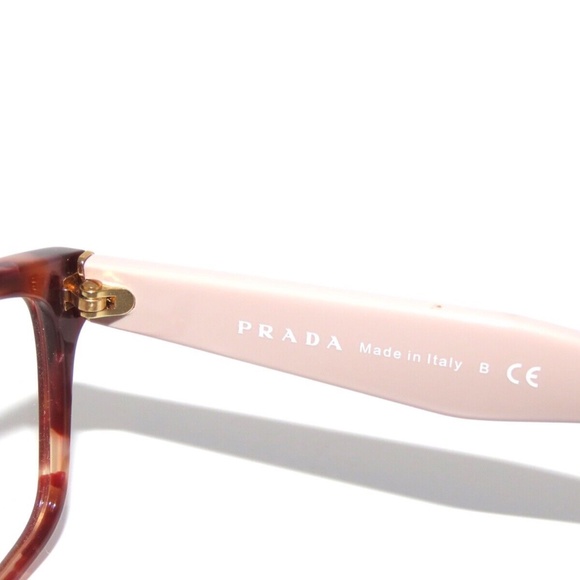 Prada 18T 18 UE0-1O1 53 Pink Havana Eyeglasses - Picture 5 of 5